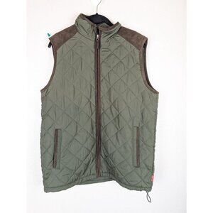 Coleman Men’s S Quilted Olive Green Vest Outdoor Hiking Casual Wear